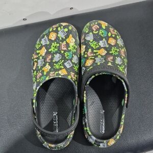 Kids Clogs - Black and Green